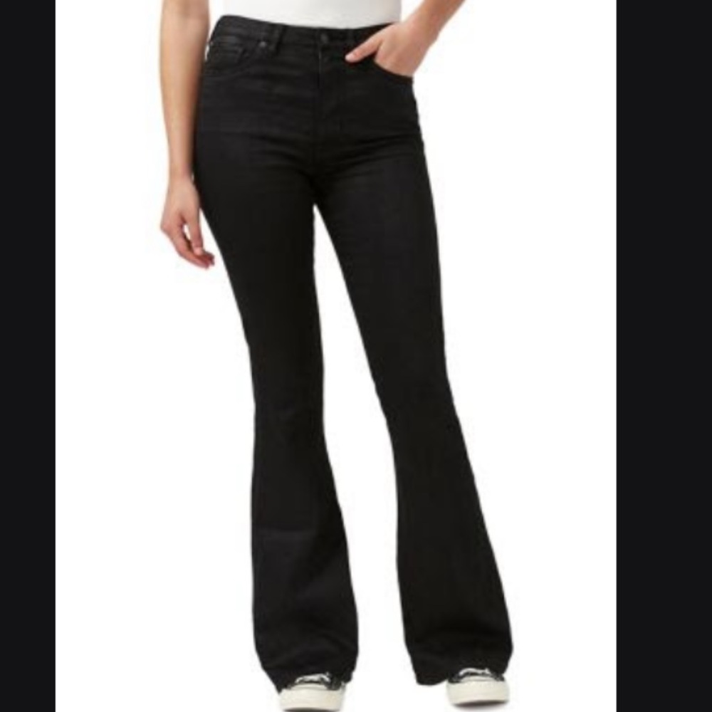 Buffalo Black High rise Flared Jeans